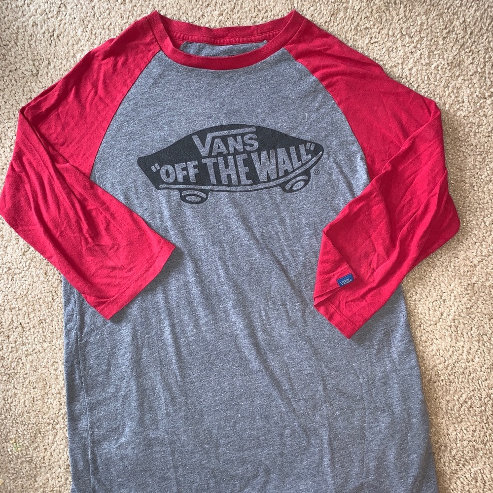 vans mid sleeve t-shirt